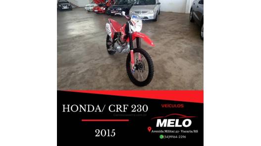 HONDA - CRF 230F - 2014/2015 - Vermelha - R$ 15.500,00