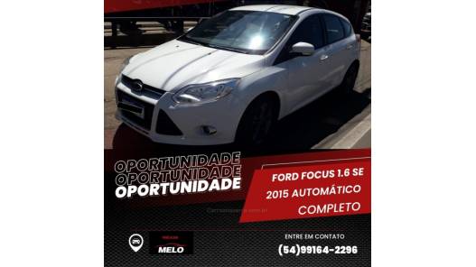 FORD - FOCUS - 2014/2015 - Branca - Sob Consulta