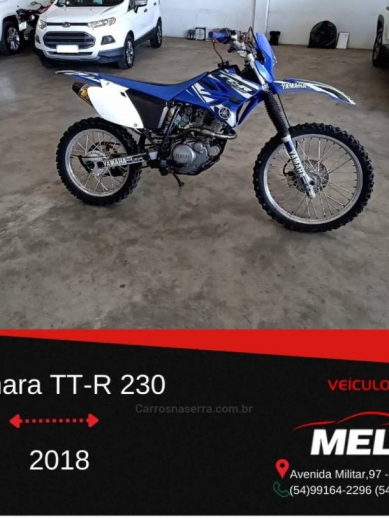 YAMAHA - TT-R - 2018/2018 - Azul - R$ 16.900,00