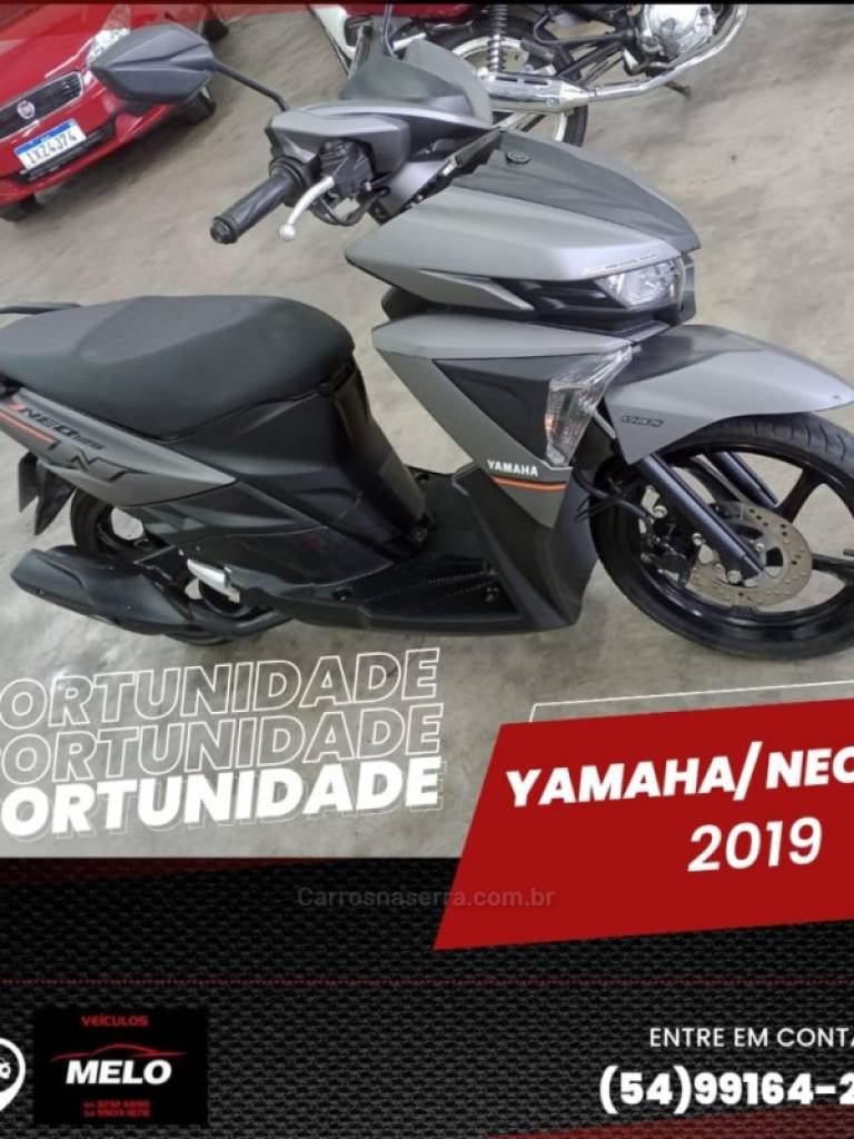 YAMAHA - NEO 125 - 2018/2018 - Cinza - R$ 12.900,00