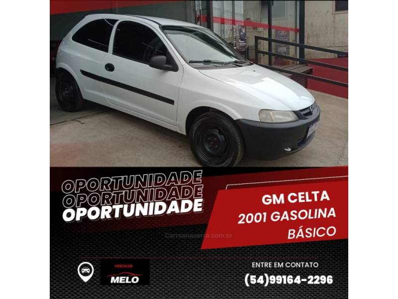 CHEVROLET - CELTA - 2000/2001 - Branca - R$ 14.900,00